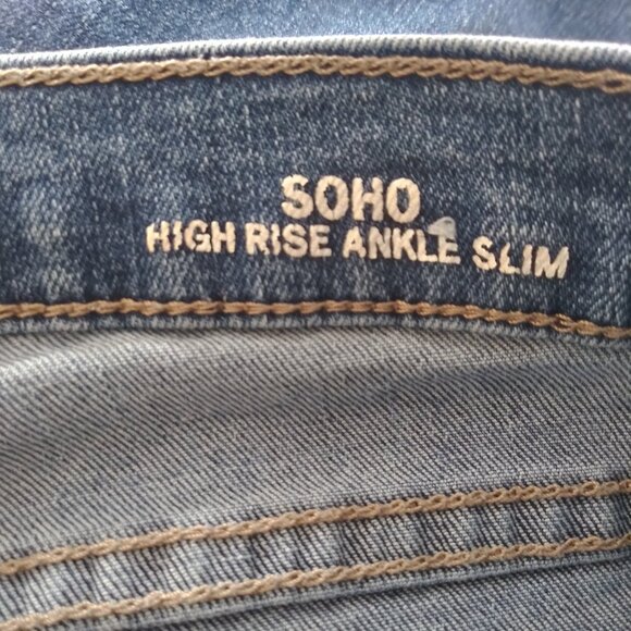 Nicole Miller New York SOHO High Rise Ankle Slim Jeans Size: 14 - Picture 2 of 10